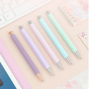 Luxury Gift Premium New Arrival Click Ballpoint Pens Wholesale Stationery Logo Customized Pen Set Custom Clips Logo With Print