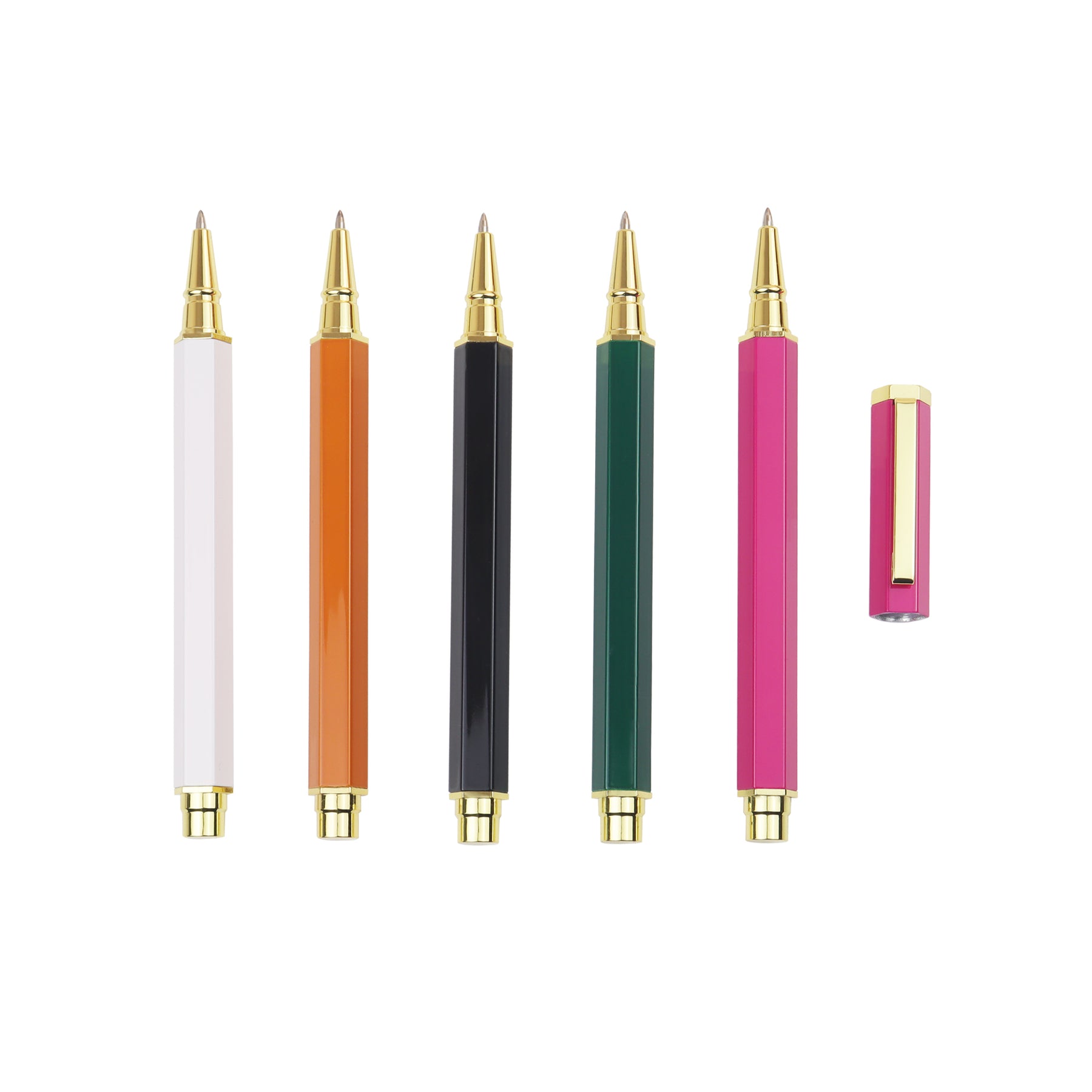 New Arrival Design Wholesale Custom Color Logo Office Writing Lady Gift Pen With Logo Print Set Metal Roller Ball Pen Customized