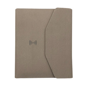 Factory Direct Sales New Designs 8000mah Power Bank Leather Smart Notebook For Business Gift Multi-functional A5 Smart Notebook