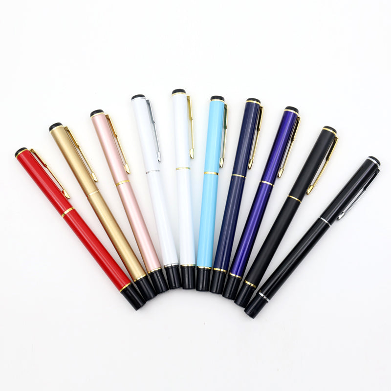 Luxury Metal Roller Ball Pens Custom Premium Pens With Clips Printed Logo Office Business Hotel Ink Pen Gifts Sets Writing