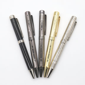 Metal Ballpoint Pen Stationery Wholesale Logo Customized Luxury Gift Premium Set Custom Clips Logo New Arrival Pens With Print