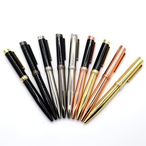 Metal Ballpoint Pen Stationery Wholesale Logo Customized Luxury Gift Premium Set Custom Clips Logo New Arrival Pens With Print