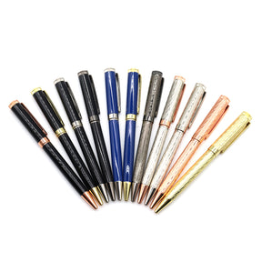 Metal Ballpoint Pen Stationery Wholesale Logo Customized Luxury Gift Premium Set Custom Clips Logo New Arrival Pens With Print