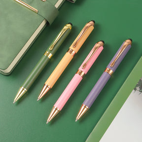 New Arrival Pens Customized Luxury Metal Ballpoint Gift Premium Pen Set Custom Clips Logo With Logo Print Stationery Wholesale