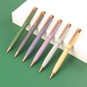 Logo Customized Luxury Metal Ballpoint Gift Premium Pen Set Custom Clips Logo New Arrival Pens With Print Stationery Wholesale