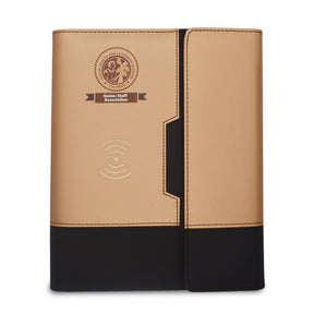 Business Gift Factory Direct Sales New Designs 8000mah Power Bank Leather Smart Notebook For Multi-functional A5 Smart Notebook