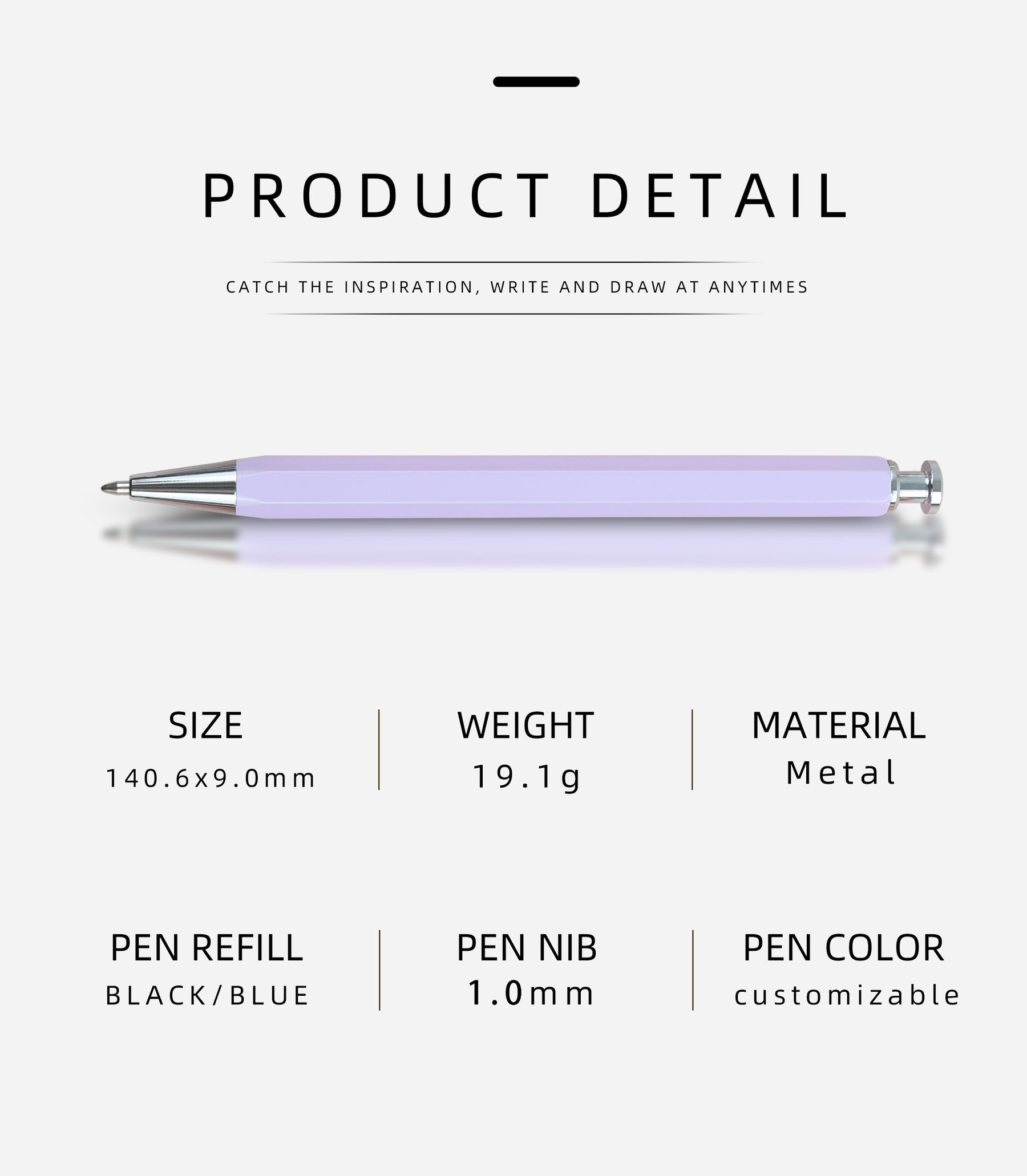 Luxury Gift Premium New Arrival Click Ballpoint Pens Wholesale Stationery Logo Customized Pen Set Custom Clips Logo With Print