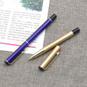 Luxury Metal Roller Ball Pens Custom Premium Pens With Clips Printed Logo Office Business Hotel Ink Pen Gifts Sets Writing