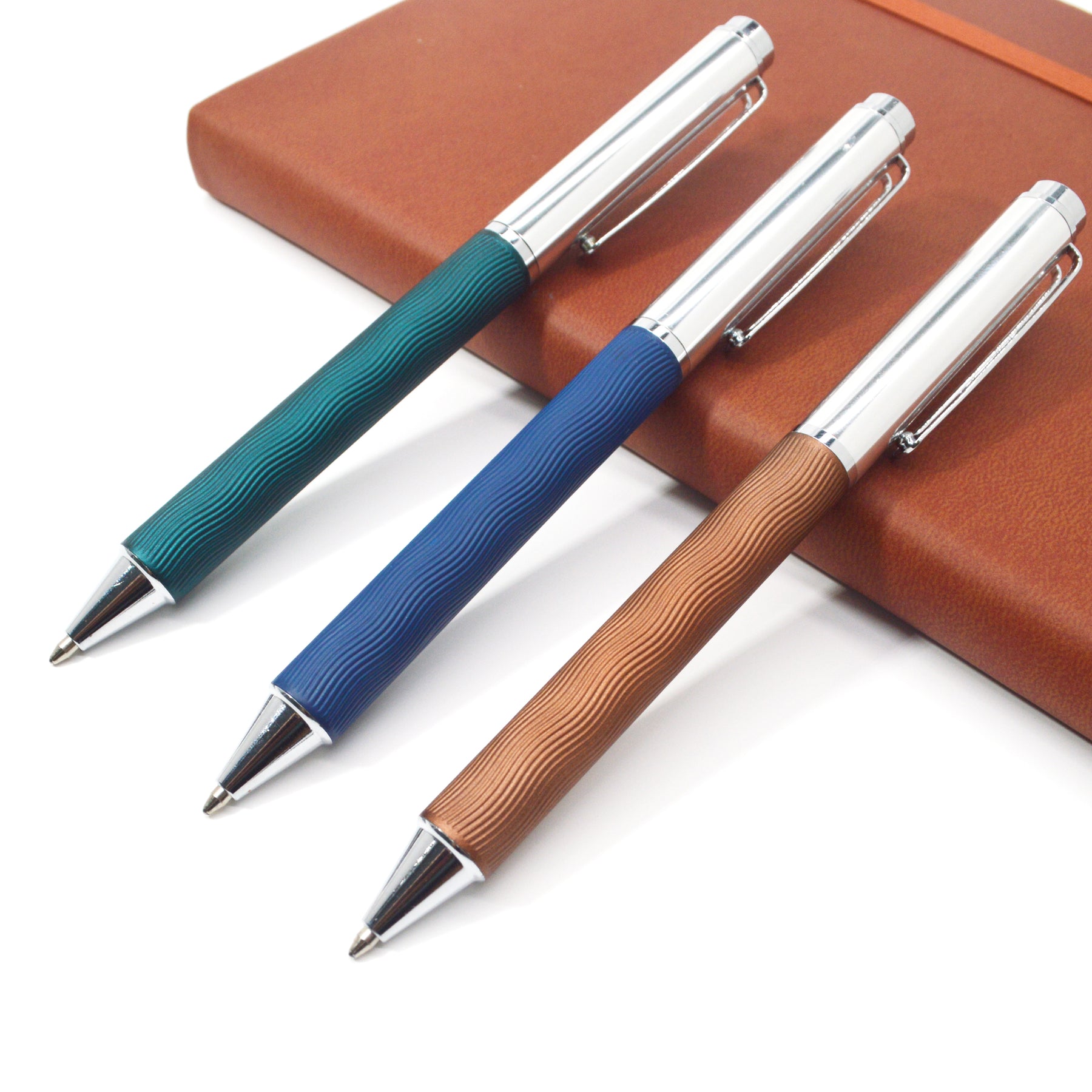 Logo Customized Luxury Metal Ballpoint Gift Premium Pen Set Custom Clips Logo New Arrival Pens With Print Stationery Wholesale