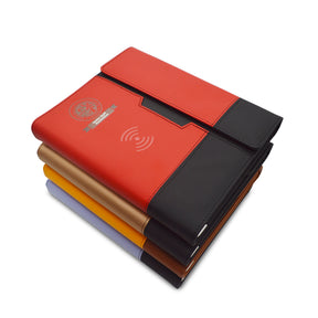 Business Gift Factory Direct Sales New Designs 8000mah Power Bank Leather Smart Notebook For Multi-functional A5 Smart Notebook