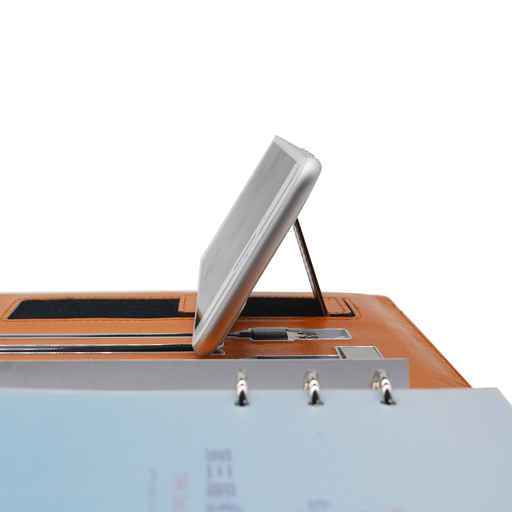 Multi-functional High Quality Business Gift Notebook Smart Notebook Wholesale With Wireless Charging Power Bank 8000mah Notebook
