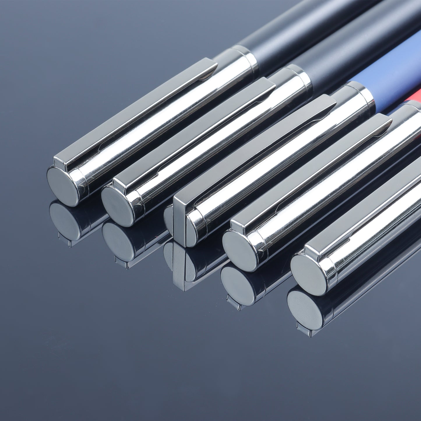 Logo Customized High Quality Metal Ballpoint Pens Stationery Wholesale Luxury Gift Premium Pen Set Custom Clips Logo With Print