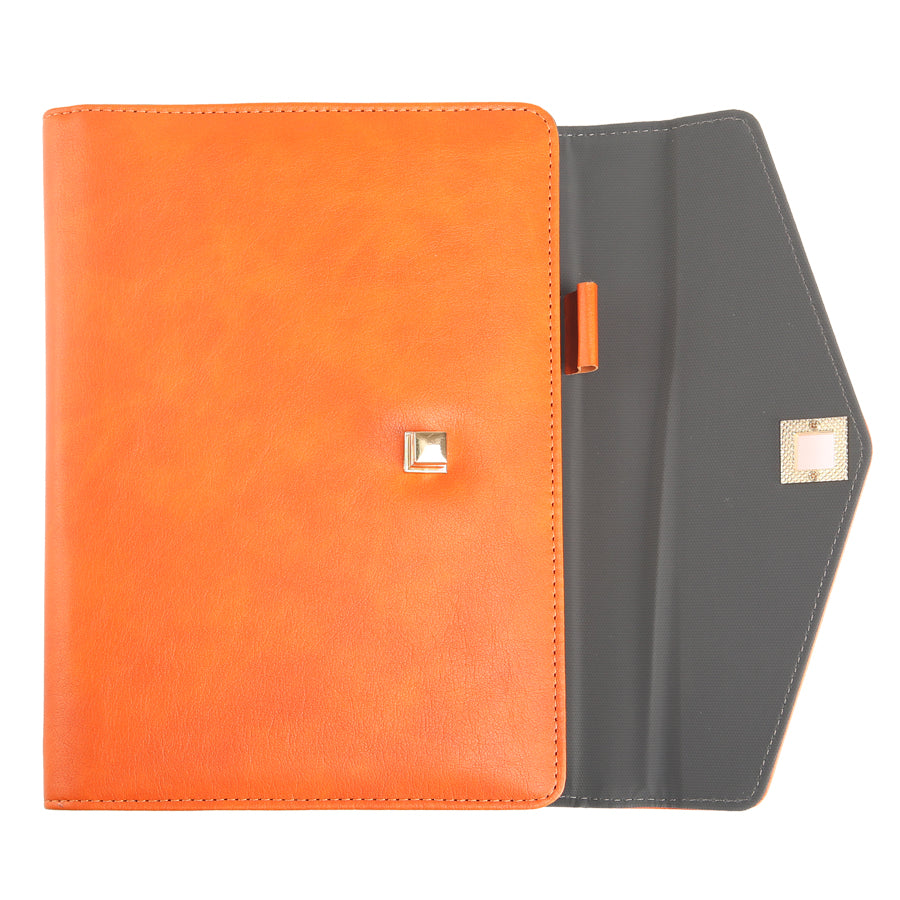 Wholesale A5 Smart Leather Notebook Business Gift Notebook With 8000mah Power Bank Multi-functional Wireless Charging Notebook